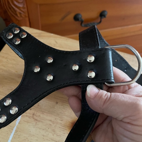 Spike Studded Dog Harness Black Training Med to Large dog - Picture 4 of 12